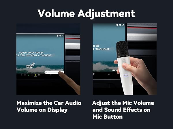 tesla car karaoke microphone for model y