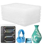 YEAZHEN 25Pcs 8X10 Inch Bubble Pouch Bags, Clear Shockproof Foam Bags for Shipping Fragile Item, ...