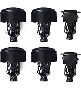 GSE Games & Sports Expert Set of 6 Heavy Duty Leather Billiard Pool Table Pockets (Several Colors...