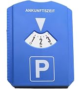 Galepromot Blue Digital Parking Timer with Ice Scraper, 24 Hour Time Display, Plastic, Timer