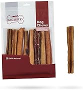Best Pet Supplies GigaBite 6 Inch Premium Bully Sticks (8 Pack) - All Natural, Free Range Beef Pi...
