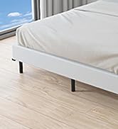 EMODA 7 Inch Metal Queen Bed Frame for Box Spring and Mattress, 9 Legs Support Metal Base Bedfram...