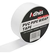 ADHES PVC Pipe Wrap Tape, 2 Inch X 35 Yds, Corrosion Protection Pipe Tape, Weatherproof PVC Tape ...