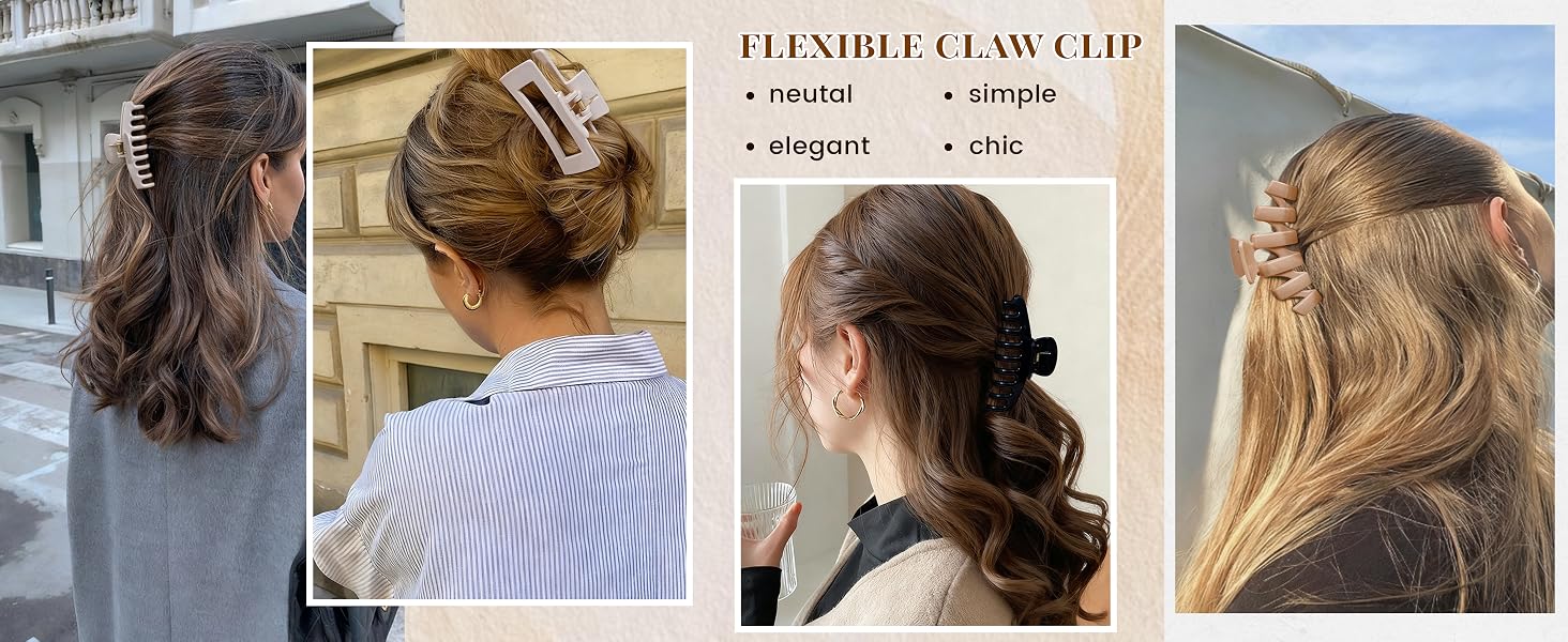 soft hair clip