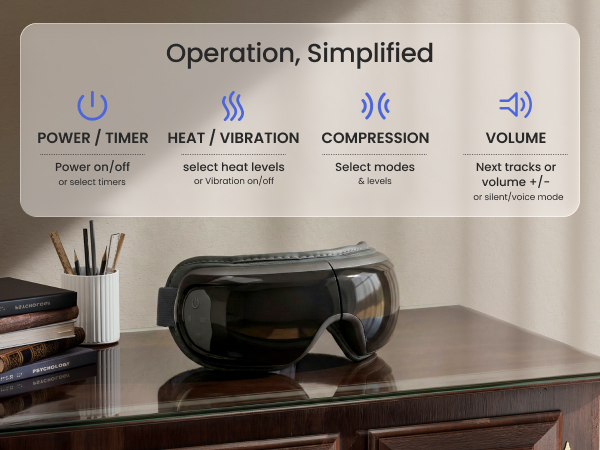 mens gifts eye massager with heat