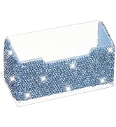 PATIKIL Rhinestone Business Card Holder, Crystal Business Card Holders Bling Business Card Organi...
