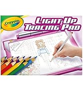Crayola Light Up Tracing Pad Pink, Gifts & Toys for Girls and Boys, Age 6, 7, 8, 9 [ Exclus...
