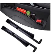 Couslcd 2PCS Car Seat Gap Filler, Anti-Drop Vehicle Console Crevice Blocker with 2 Storage Areas,...