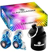 Eargasm Earlights Light Up High Fidelity LED Earplugs for Concerts, Festivals, Raves, Musicians, ...