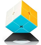 2x2 Stickerless Speed Cube Magic Puzzle Cube for Kids & Adults | Smooth Brain Teaser Toy