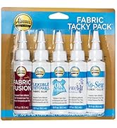 Aleene's Tacky Pack Fabric Glue, 5pk, 0.66 Fl Oz