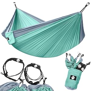 double hammock teal