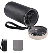 MIVLXLX 3 slots eyeglass case Leather sunglasses storage box, suitable for both men and women, Gl...