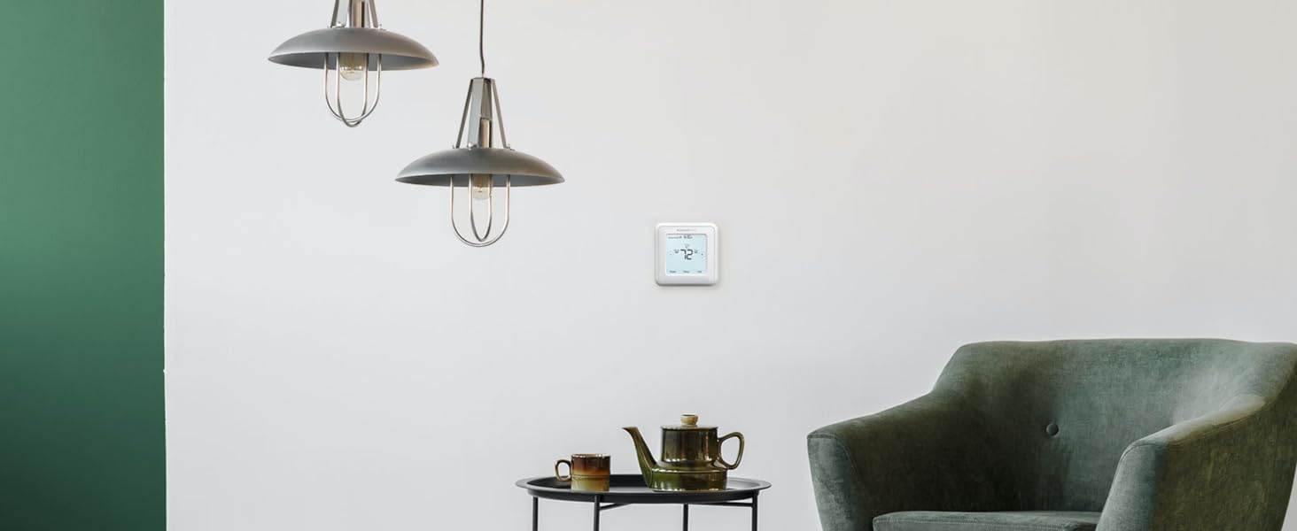 Thermostat installed in home
