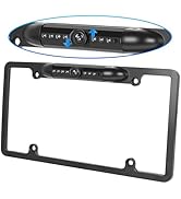 Inefala License Plate Frame Backup Camera 1080P HD Rear View Camera with 7 LED Lights Night Visio...