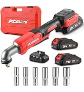 AOBEN 3/8" Angle Impact Wrench Brushless for Auto Repair &Tight Space | 135ft-lbs Variable Speed ...