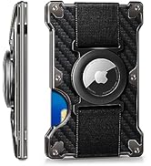 BULLIANT Men Airtag Wallet,Slim Metal Wallet Money Clip for Men Gift,Expandable for 15Cards,RFID ...