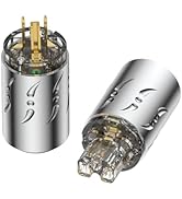 Viborg HiFi Power Plug, VM512G+VF512G, Gold-plated Pure Copper Non-Magnetic, AC Mains Plug, Audio...