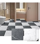 Art3d Peel and Stick Vinyl Floor Tiles 30-Pack 12 x 12 inch, Self Adhesive Waterproof Flooring Pl...