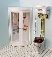 Dollhouse Bathroom Miniature Accessories Vintage British Victorian