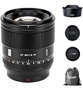 VILTROX AF 56mm F1.2 APS-C Large Aperture Portrait X-Mount Lens for Fuji | Compatible with Fujifi...