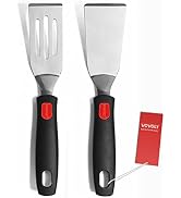 Professional Mini-Serving Spatula Set, Stainless Steel Cutter and Serve Turner for Serving, Flipp...
