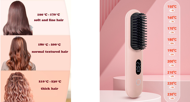 Porta Cordless Hair Straightener Brush