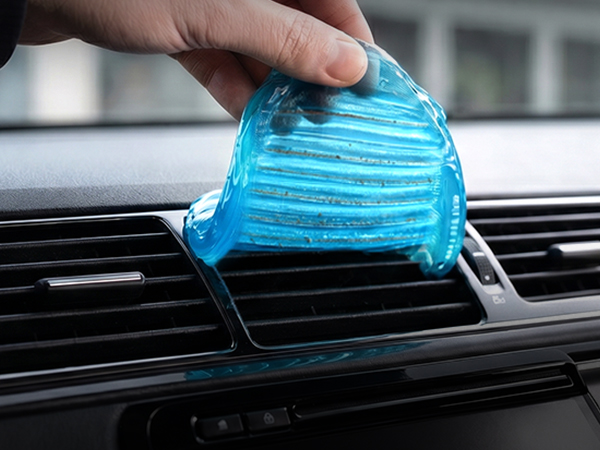 Car cleaning gel instantly cleans every crevice with zero effort—no stubborn dust left behind