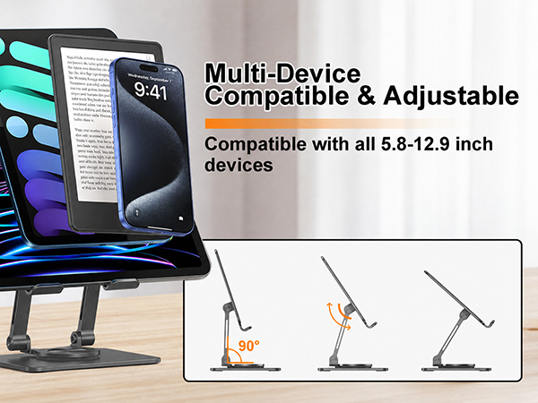 Adjustable Tablet Stand for Desk
