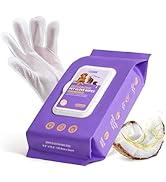 HICC PET Cleaning & Deodorizing Bathing Wipes for Dogs and Cats, Nourish Fur Coconut Oil Grooming...
