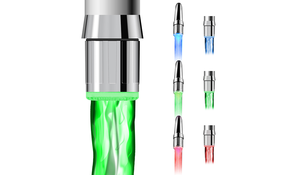 3 Colors Changing LED Faucet