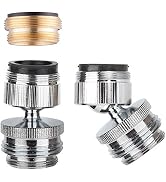 Hibbent Faucet Adapter Kit, Swivel Aerator Adapter to Connect Garden Hose - Multi-Thread Kitchen ...