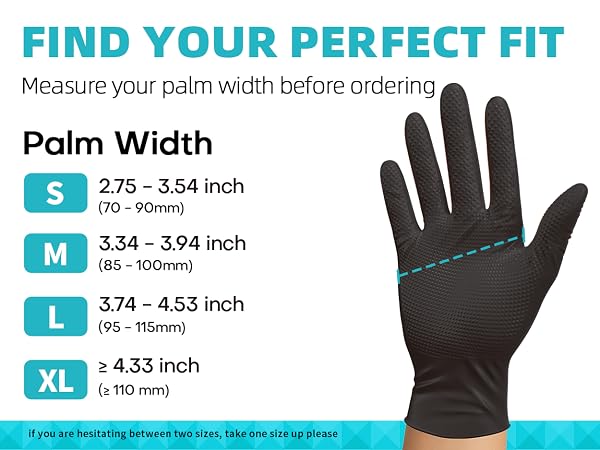 Gloves Size Chart