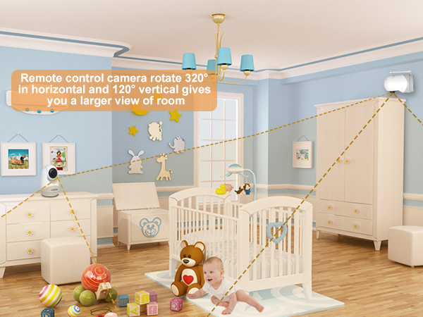 baby monitor with camera and audio
