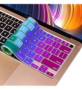Silicone Keyboard Cover Skin for MacBook Air 13.3 inch A2337 M1 Released in Nov. 2020 Touch ID & ...
