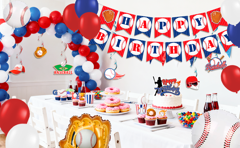 baseball decorations