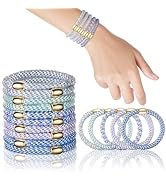 Hair Ties No Damage - 10PCS Ponytail Holders - Elastic Hair Ties for Thick Hair - Braided Hair Ba...