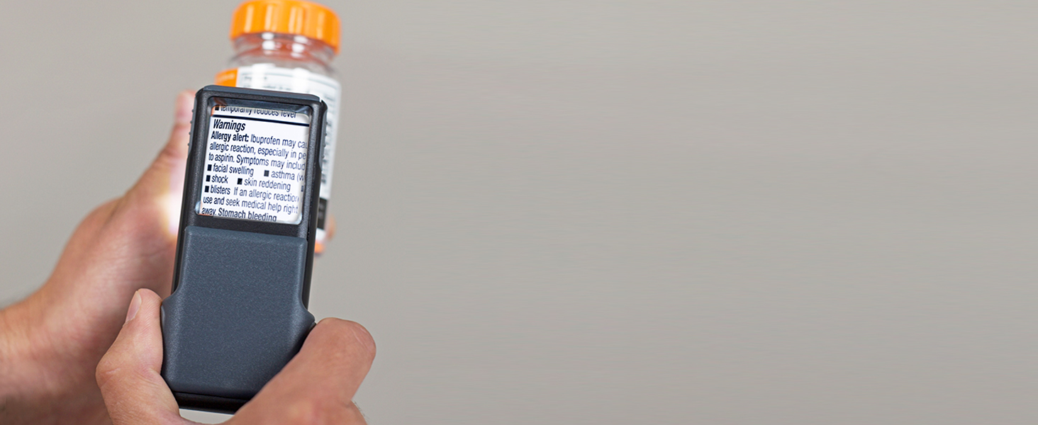 Magnifier, Medicine Bottle, LED Light