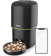 Yuposl Dog Treat Dispenser with 5G WiFi - Cat Dry Food Dispenser Dual-Band WiFi APP Control for R...