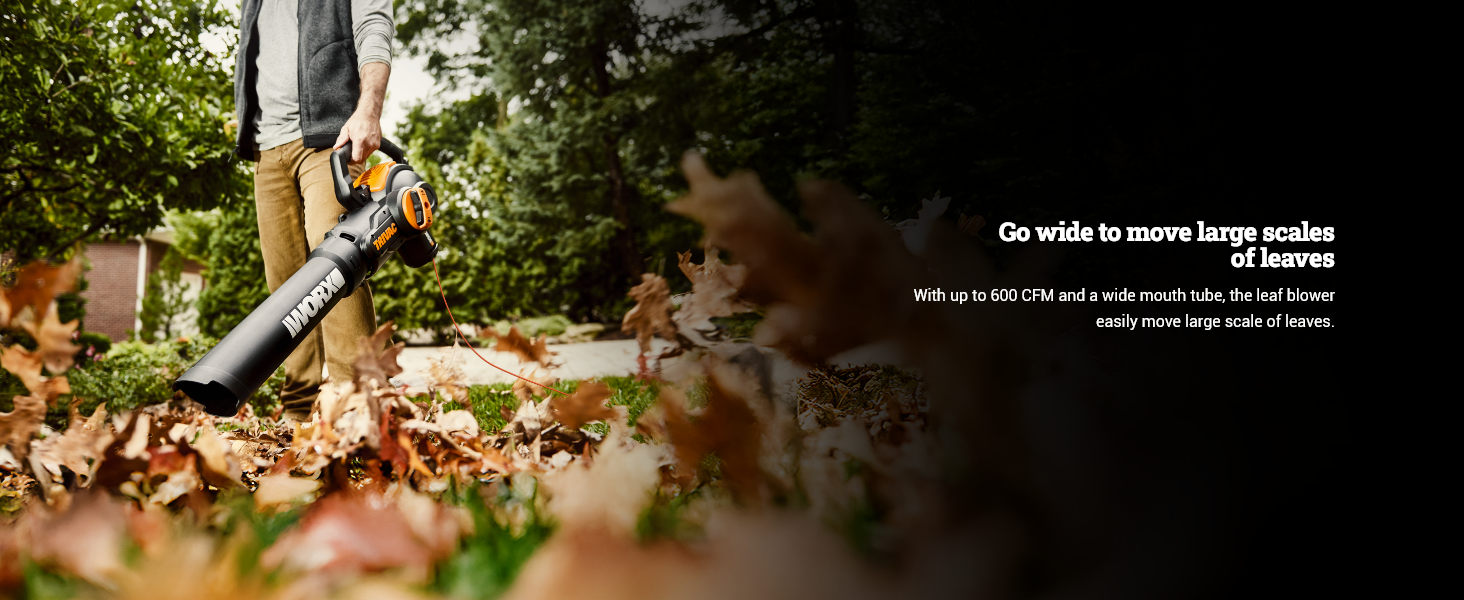 Go wide to move large scales of leaves