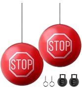 VKQTS 2PCS Garage Tennis Ball Parking Aid,Anti-Collision Hanging Garage Parking Aids for Cars wit...