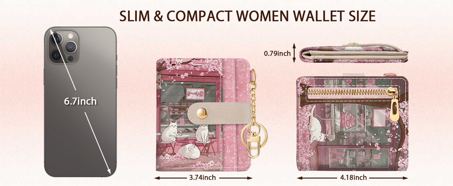 Cute Kawaii Rfid Ladies Wallet