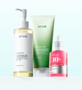 Anua 3-Step Glass Skin Beginner Set, Oil Cleanser and Face Wash with Facial Serum, Double Cleansi...