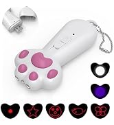 FYNIGO Interactive Cat Toys for Indoor Cats and Dogs,7 in 1 USB Rechargeable Cat Teaser Toy for C...