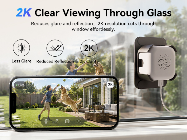 2K Clear Viewing Through Glass