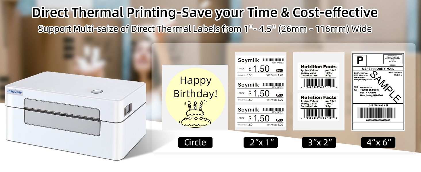 thermal shipping printer,thermal label printers,wireless thermal label printer