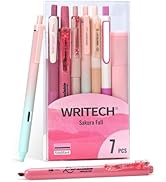WRITECH Gel Pens Journaling Highlighters: Journal Set Aesthetic Assorted Pastel Color Ink 0.5mm F...