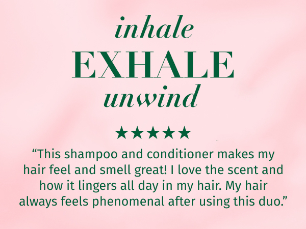 Inhale, exhale, unwind