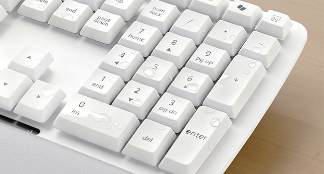 spill-resistant keyboard