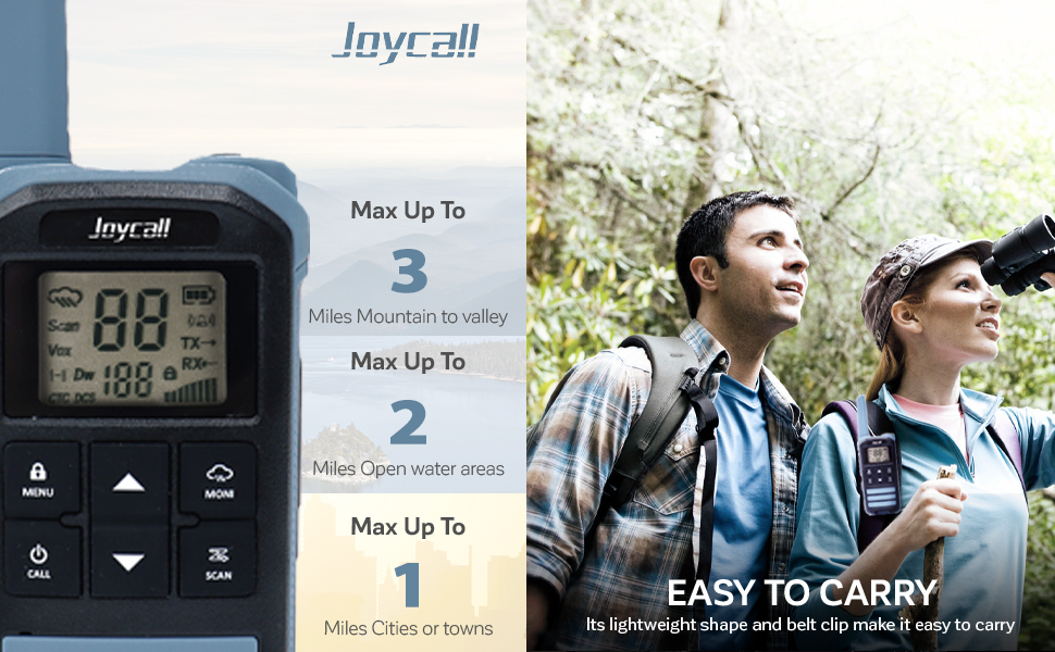 joycall walkie talkie blue